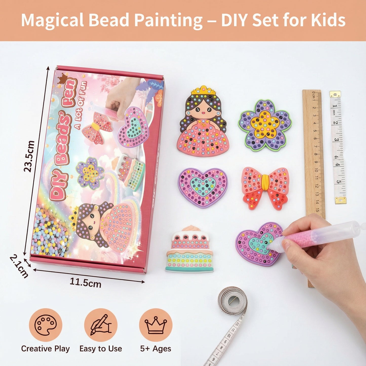 BeadBliss DIY Bead Art Kit Kids 1