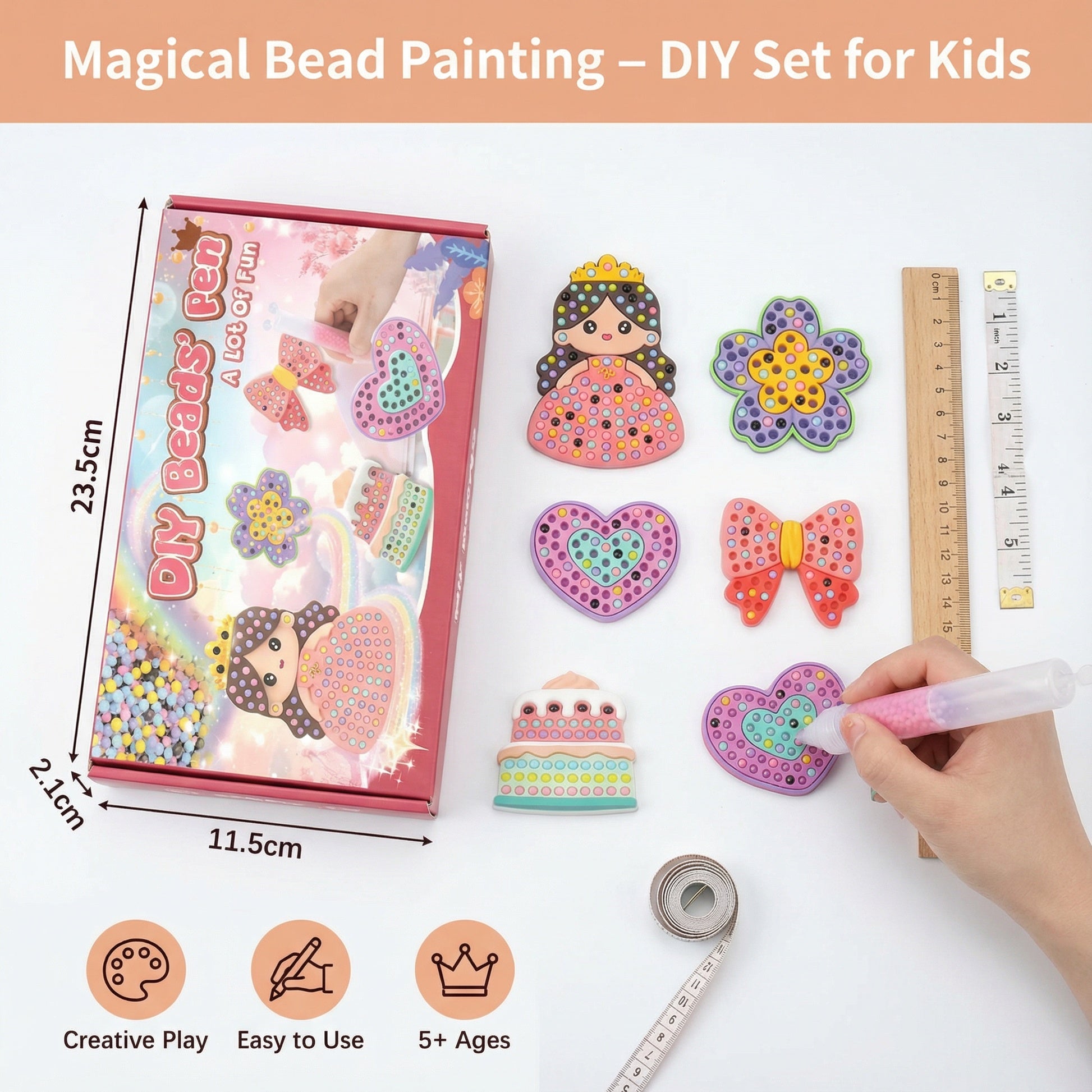 BeadBliss DIY Bead Art Kit Kids 1