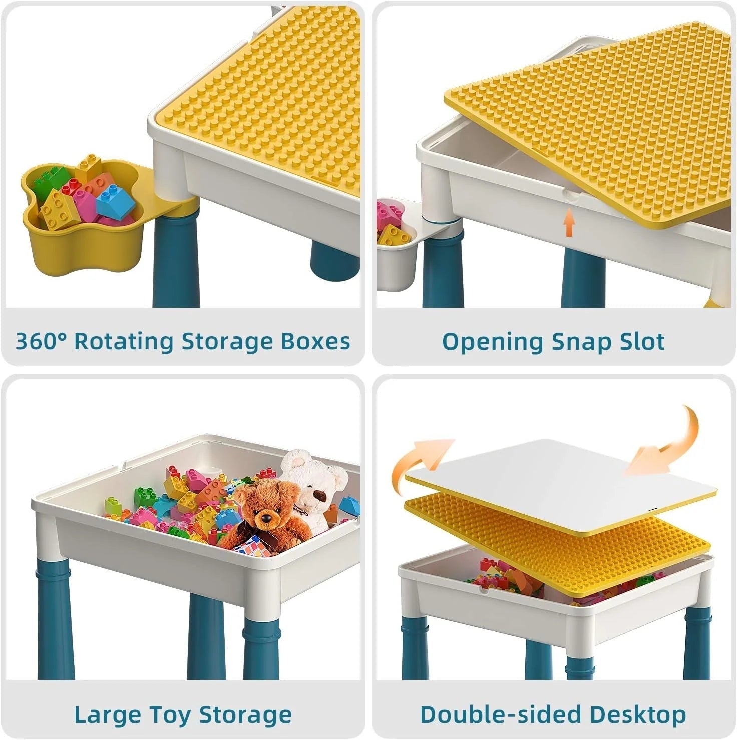 BlockNook Kids Building Blocks Table 3