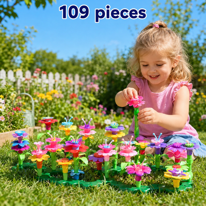 bloombrix building-flower-toy-set-for-kids 2