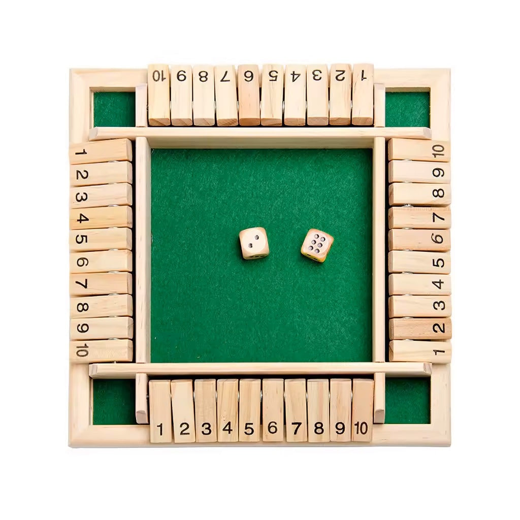 BoxNRoll Shut Box Wooden Dice Game 2