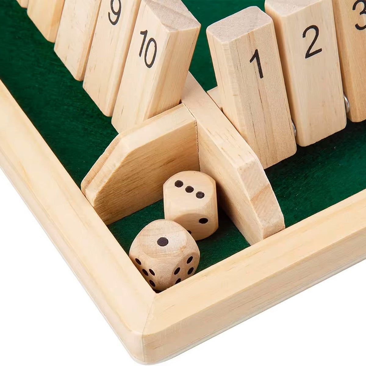 BoxNRoll Shut Box Wooden Dice Game 3