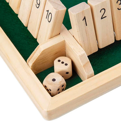 BoxNRoll Shut Box Wooden Dice Game 3