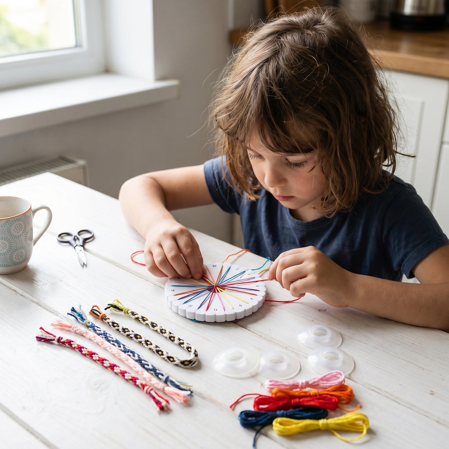 BraidBloom Kumihimo Bracelet Kit Kids Crafts 3