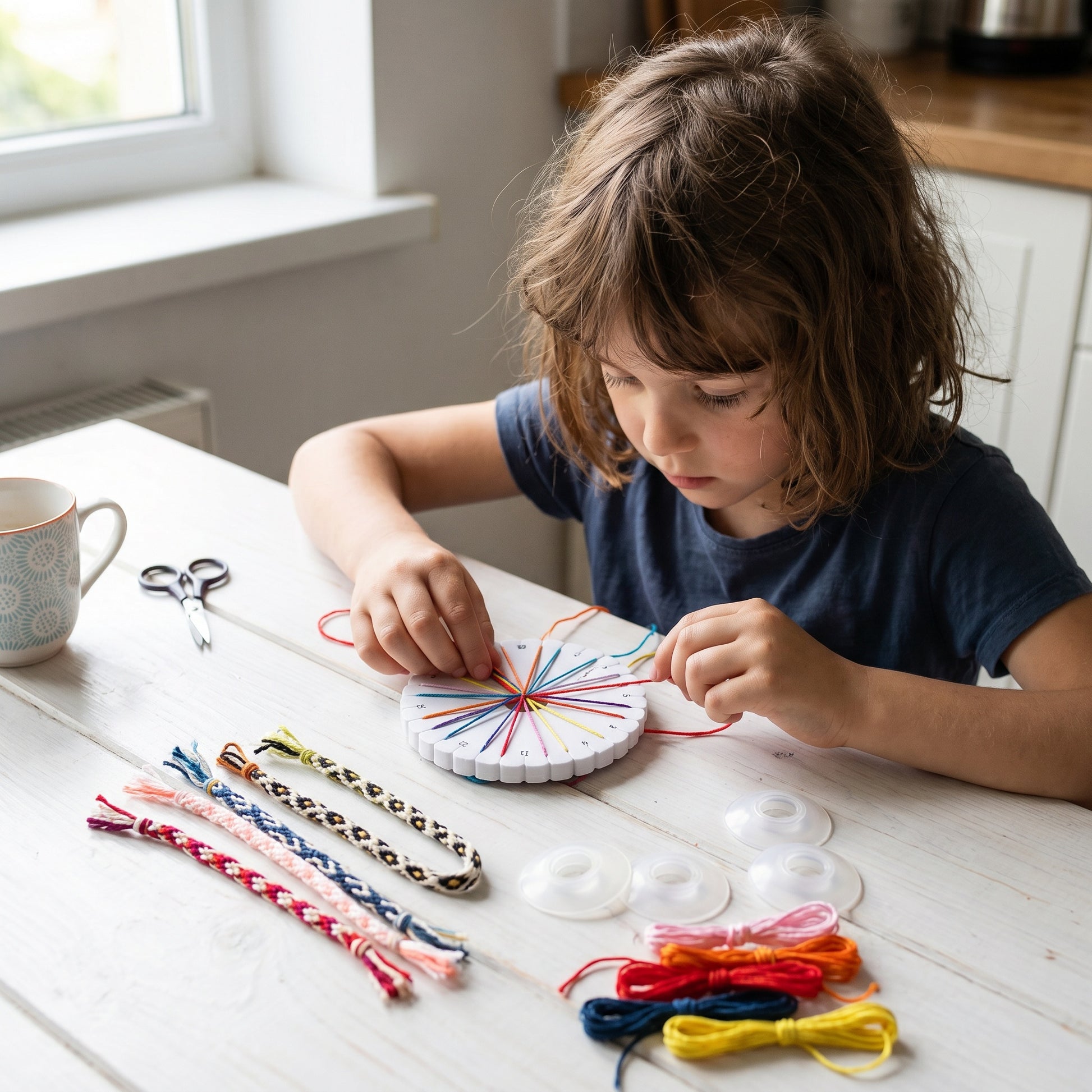 BraidBloom Kumihimo Bracelet Kit Kids Crafts 3
