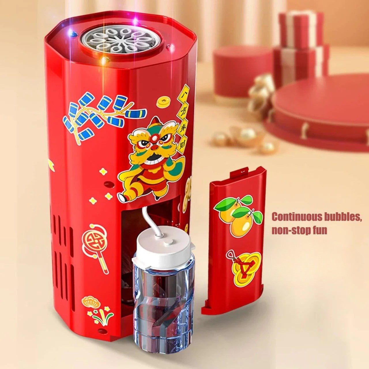BurstBubz Bubble Machine Light Up Music 1