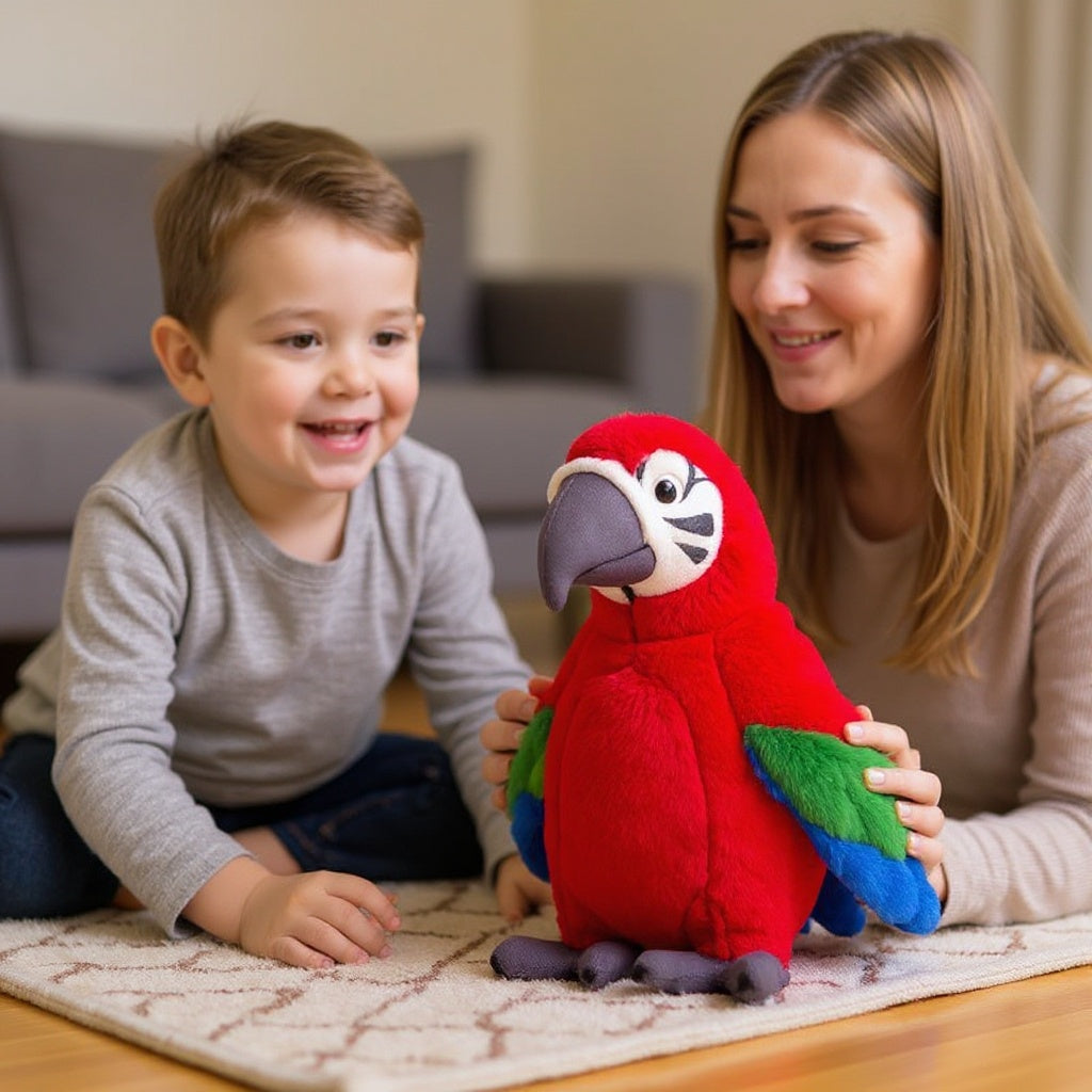 ChatterWing | Talking Parrot Toy Kids Repeats