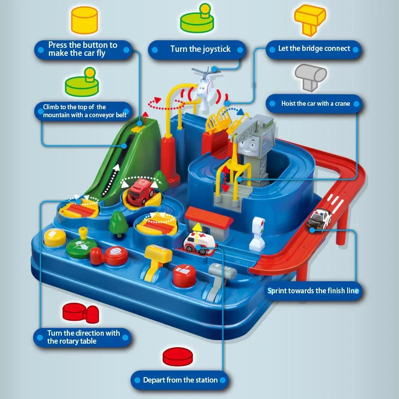 CityDrive Kids City Track Vehicle Game 5