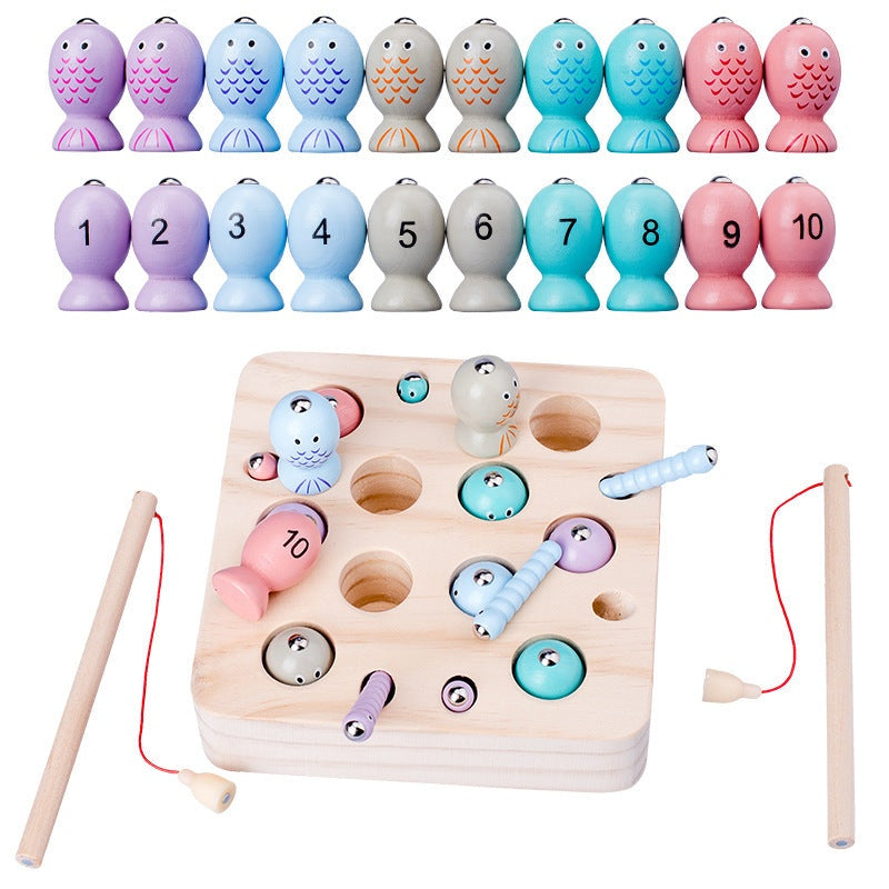 CountiCatch Magnetic Fishing Counting Toy Kids 2