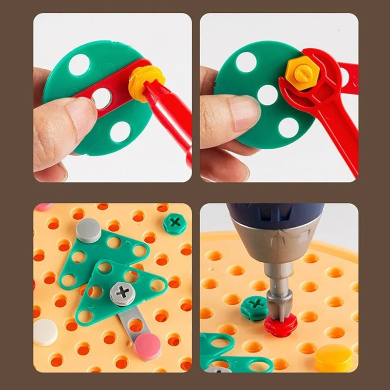 CraftForge Kids Toolbox Set Mini Drill 2