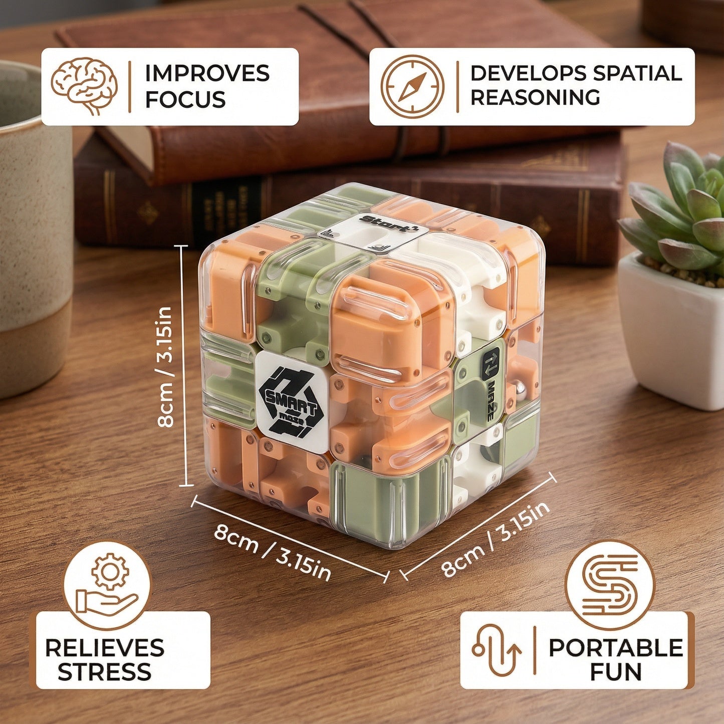 CubeLabz 3D Maze Ball Puzzle Cube 1