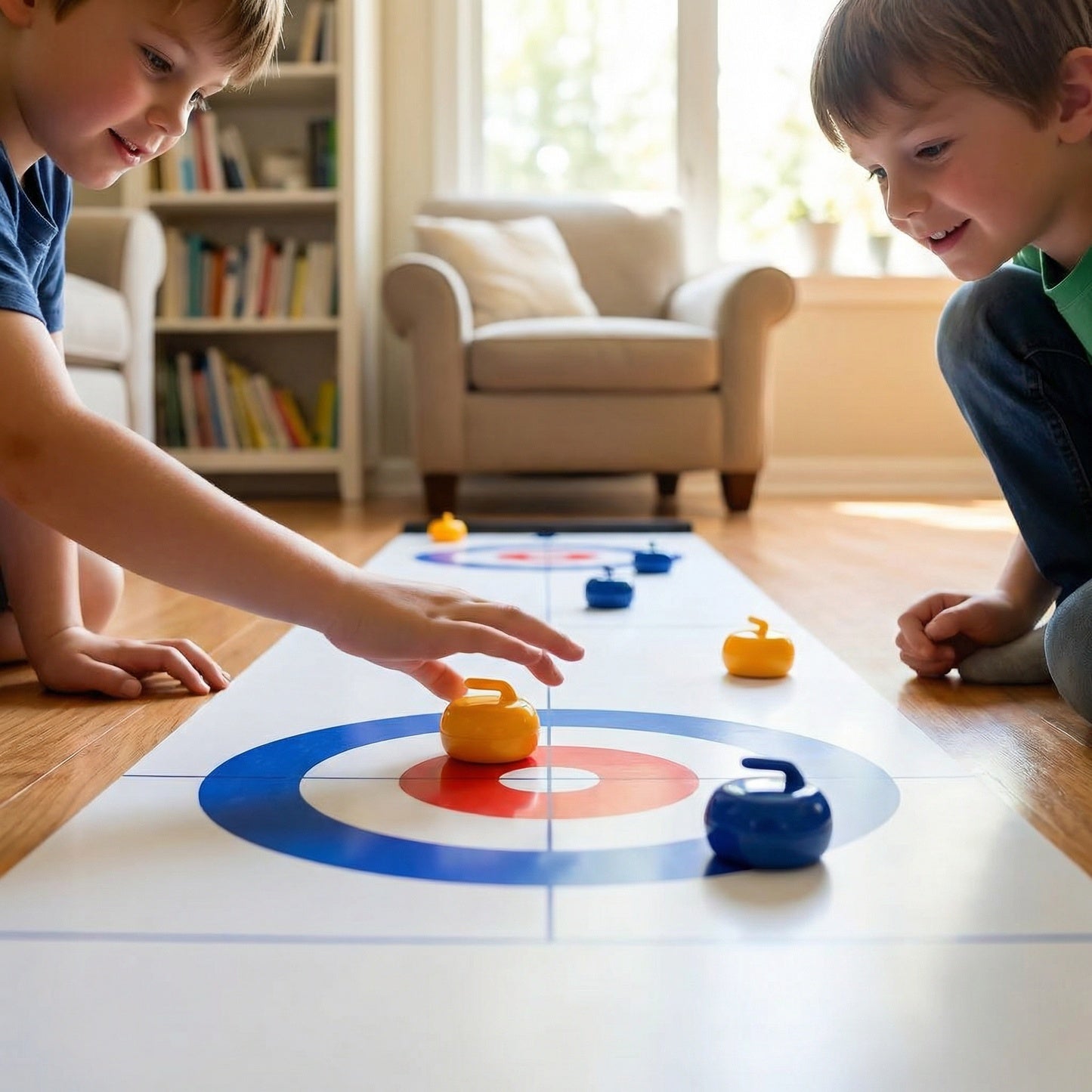 CurlDash Table Curling Game Set Kids 4