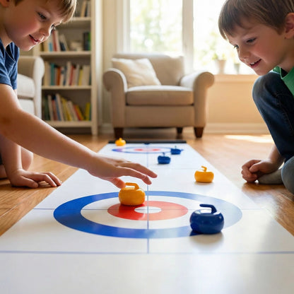 CurlDash Table Curling Game Set Kids 4