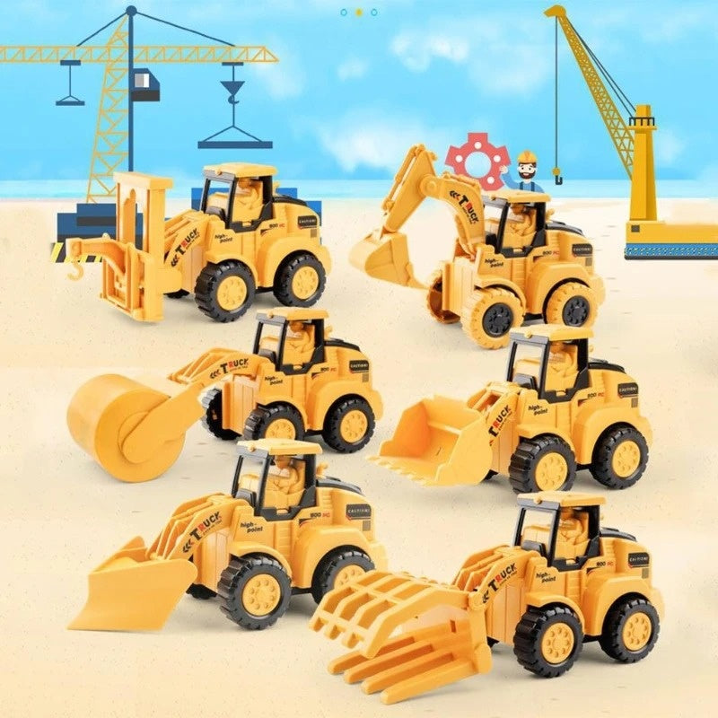 Kids Construction Vehicles Toy Set 2