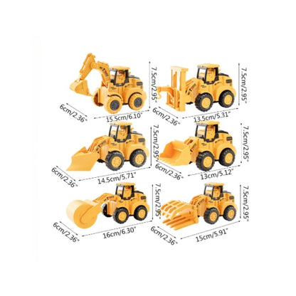 Kids Construction Vehicles Toy Set 3