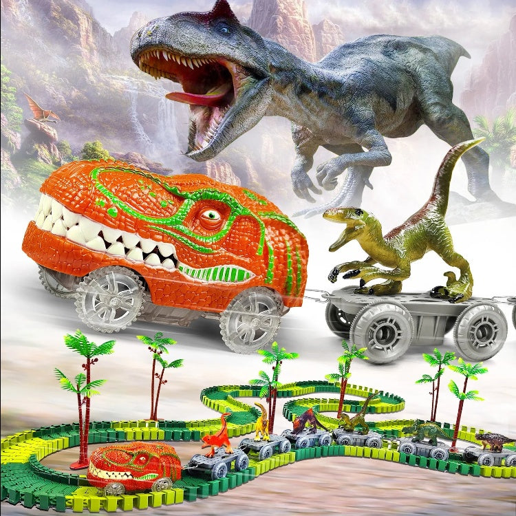 DinoLaunch Dinosaur Race Track Light Up 2