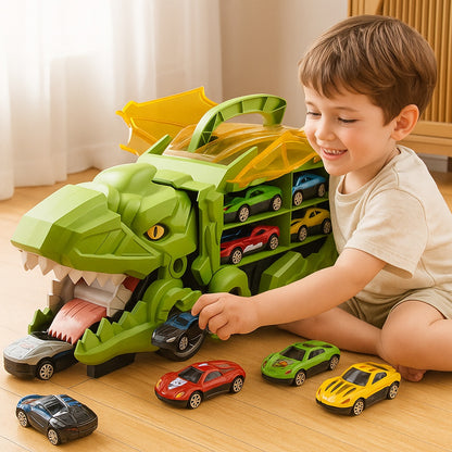 DinoLaunch Dinosaur Transform Truck Toy Kids 3
