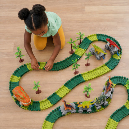 dinolaunch dinosaur-race-track-for-kids 1