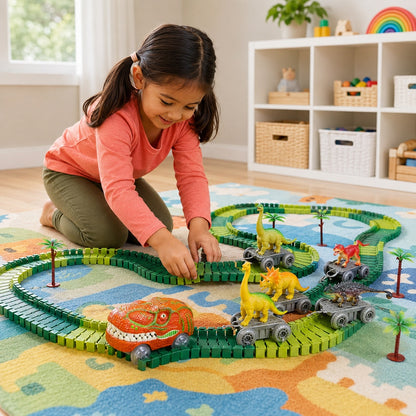 dinolaunch dinosaur-race-track-for-kids 7