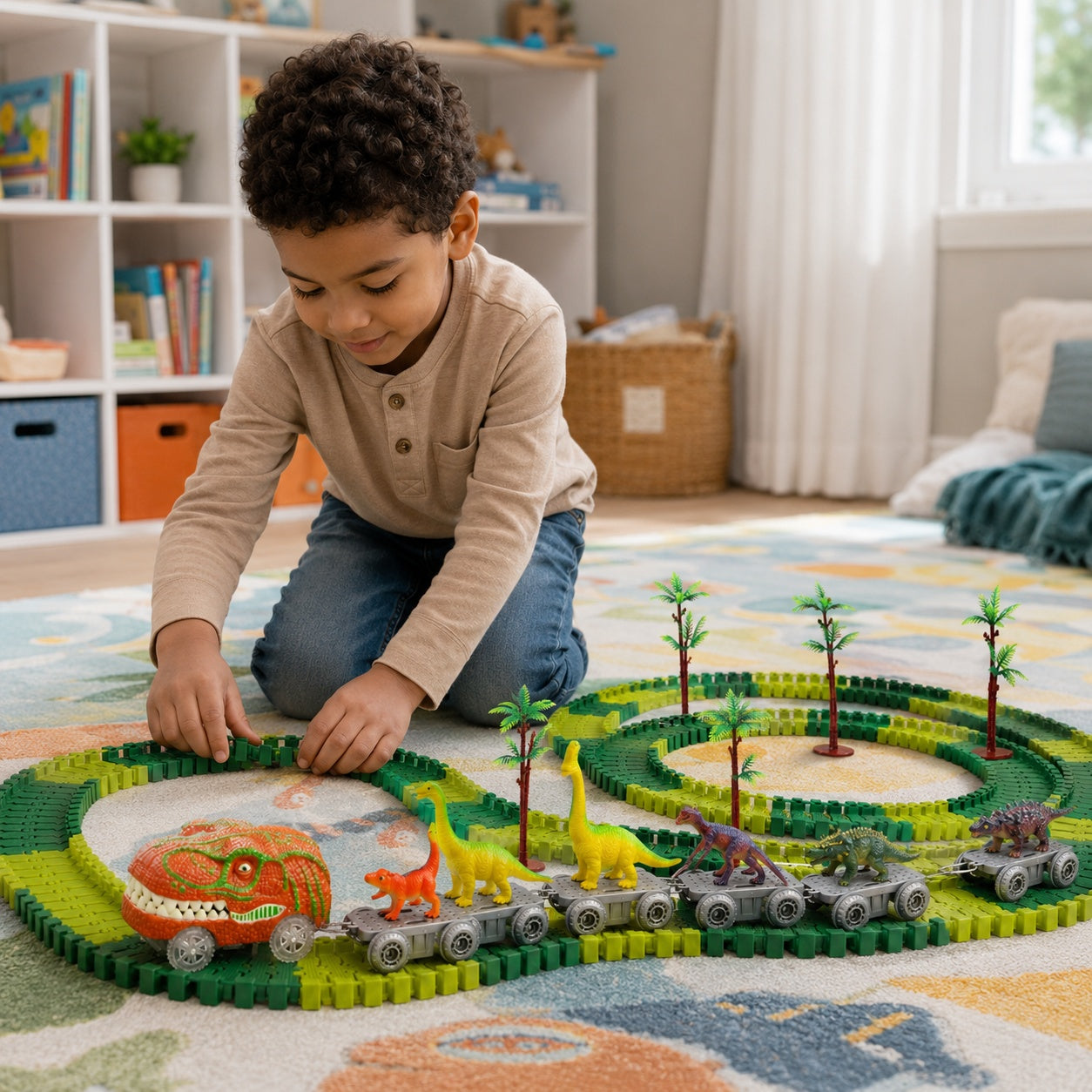 dinolaunch dinosaur-race-track-for-kids 9