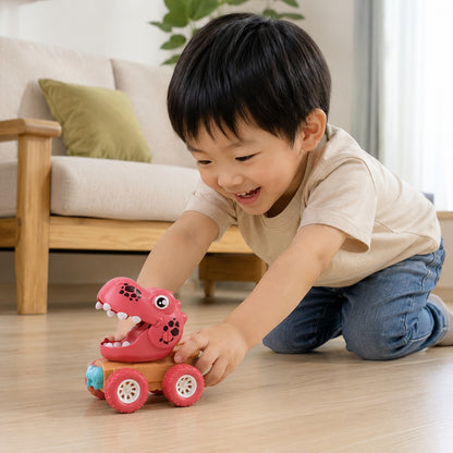DinoRush Pull Back Dinosaur Truck Toy Scene 3