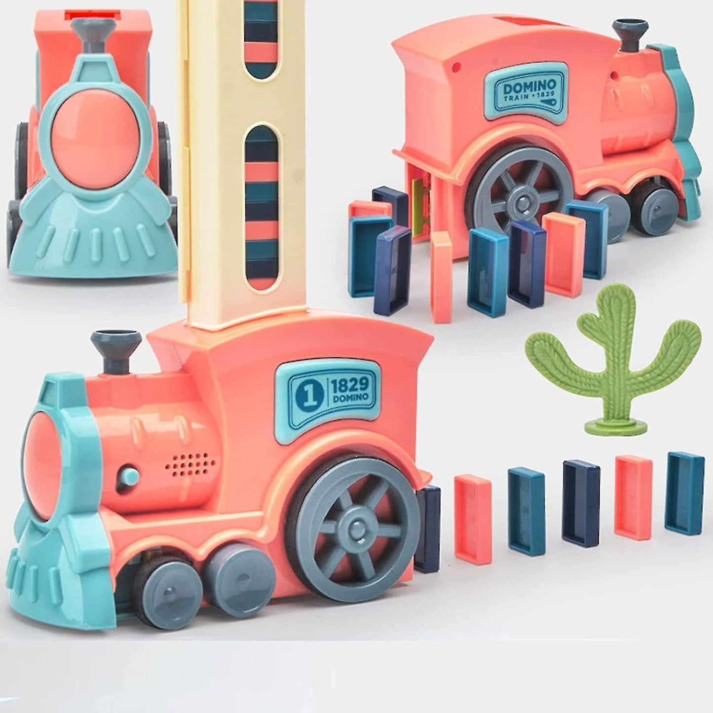 Domino Train Set Kids Educational 4
