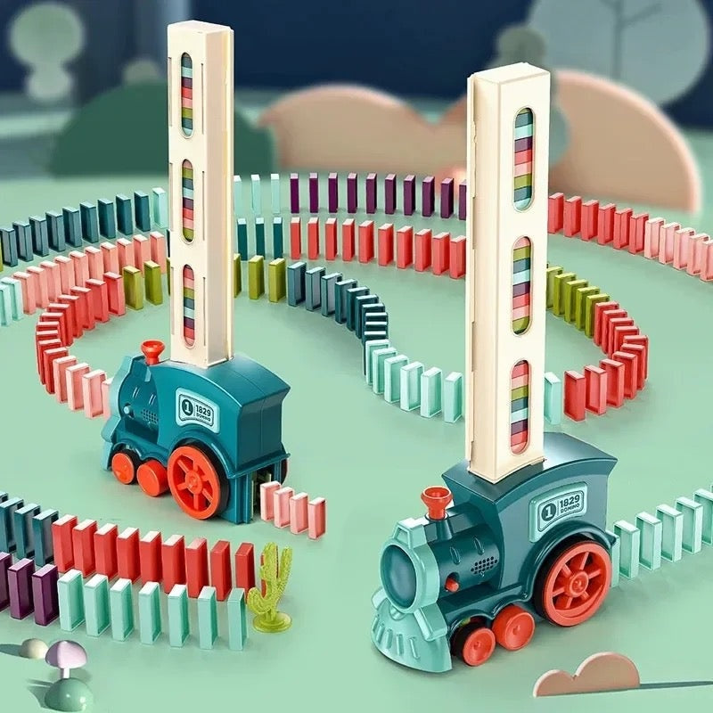 Domino Train Set Kids Educational 3