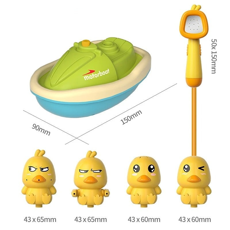 DuckSplash Bath Duck Toy Motorboat Toddler 3