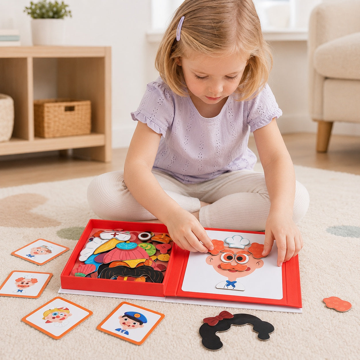 EmotiPiece Emotion Recognition Puzzle Kids Scene 1