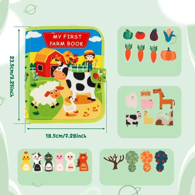 FarmReads Montessori Farm Book Toddlers 1