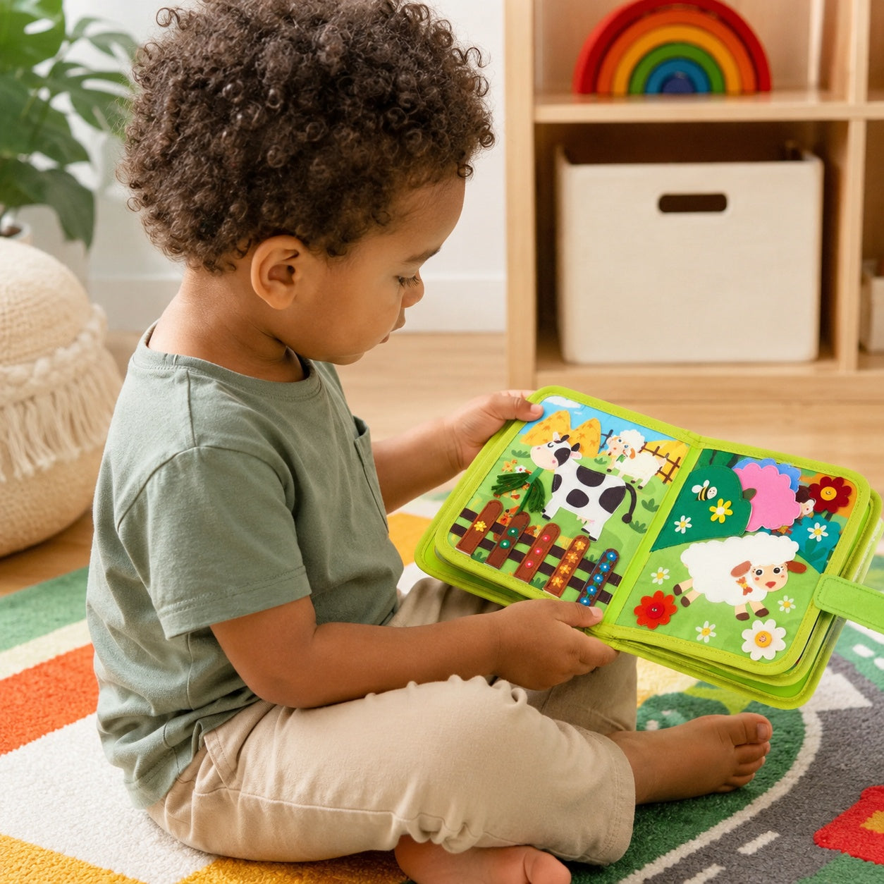 FarmReads Montessori Farm Book Toddlers Scene 2