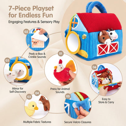 FarmSounds Plush Farm Animal Toys 2