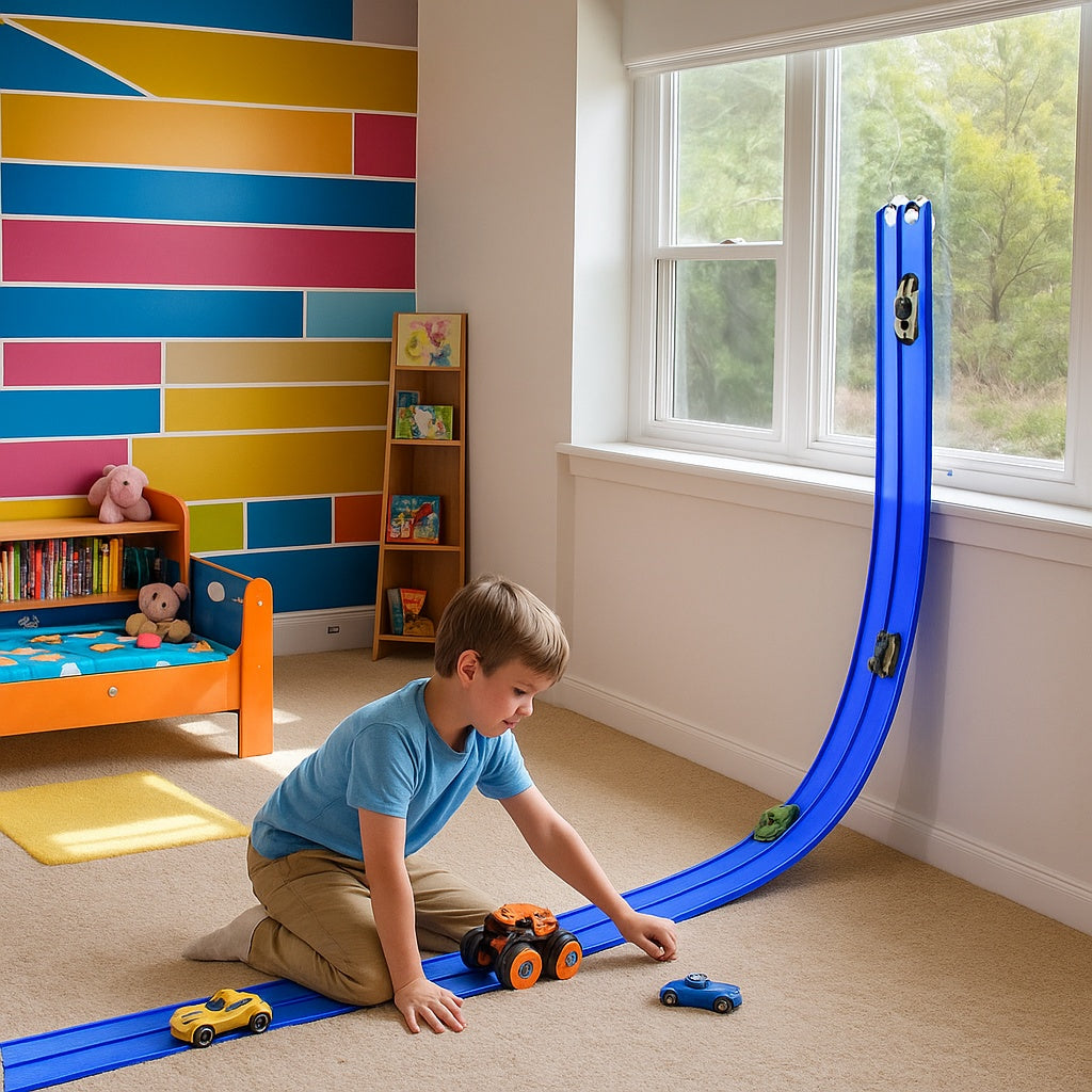 FlexiRacer Flexible Race Track Set Kids 1