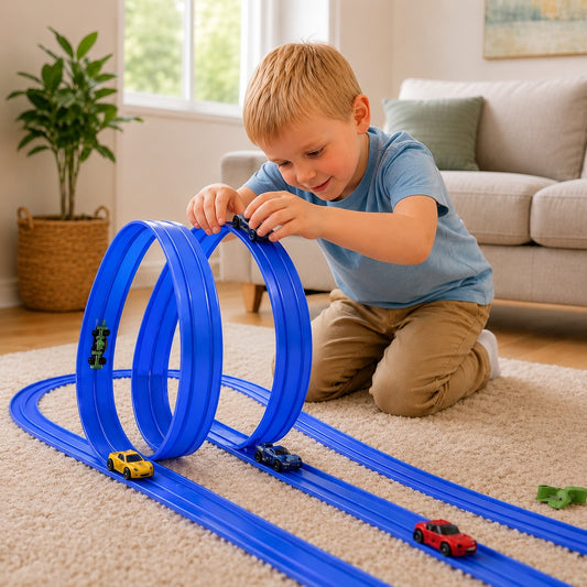 flexiracer flexible-race-track-set-for-kids 3