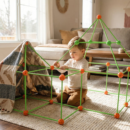 FortCraft Fort Building Kit Kids Indoor 2