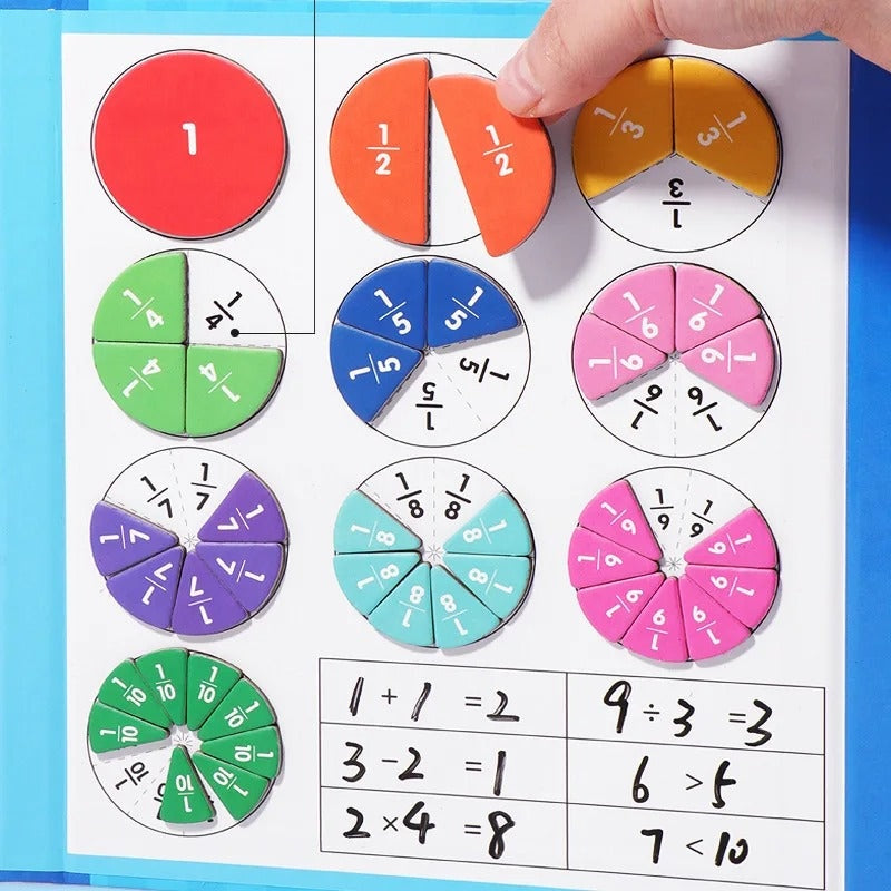FractoKidz Fraction Magnet Math Toy Kids 2
