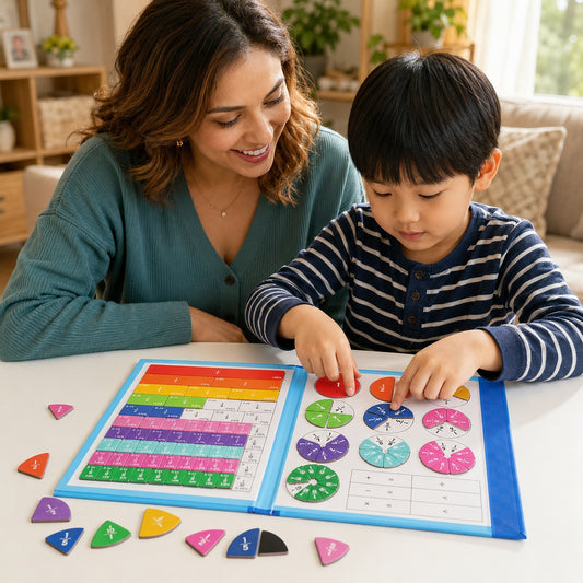 FractoKidz Fraction Magnet Math Toy Kids Scene 3