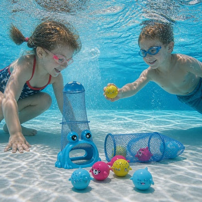 FrogNaut Kids Pool Diving Toy Catch 3