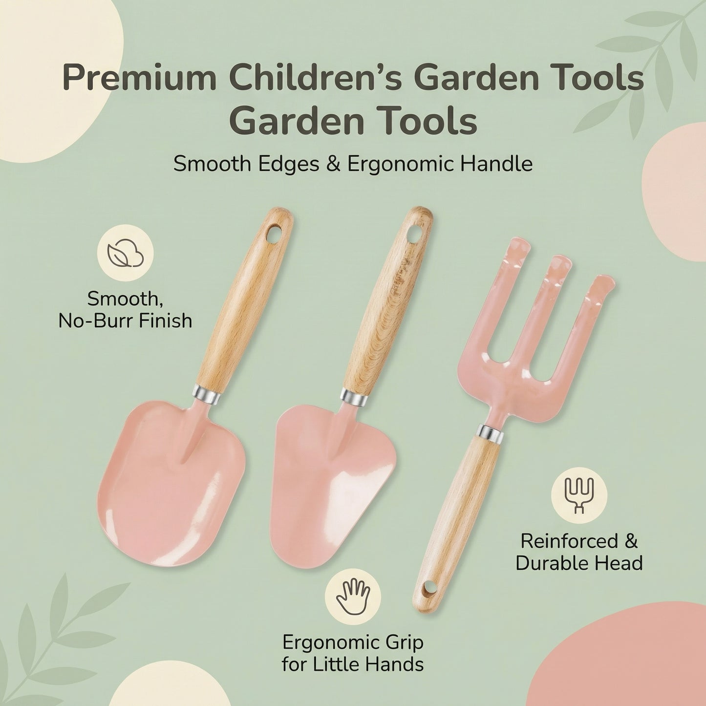 GardenSprout Kids Gardening Tool Set Outdoor 2