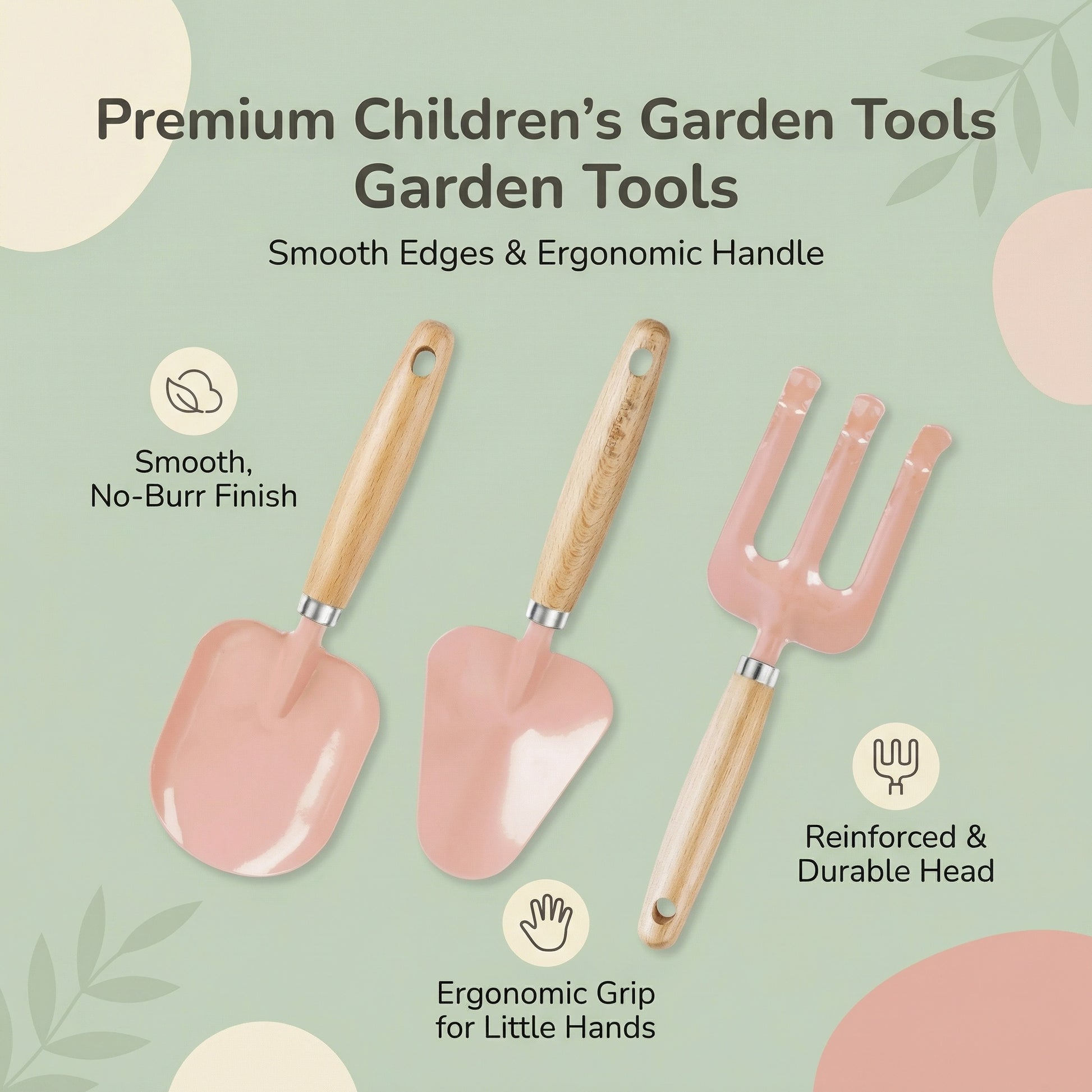 GardenSprout Kids Gardening Tool Set Outdoor 2
