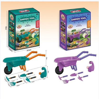GardenTotz Kids Wheelbarrow Gardening Tool Set 2