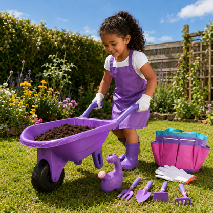 gardentotz kids-garden-wheelbarrow-set 2