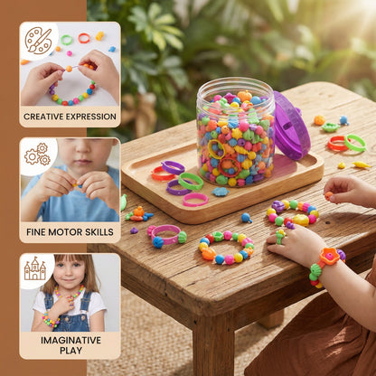 GemKidz Kids Jewellery Making Bead Set 4