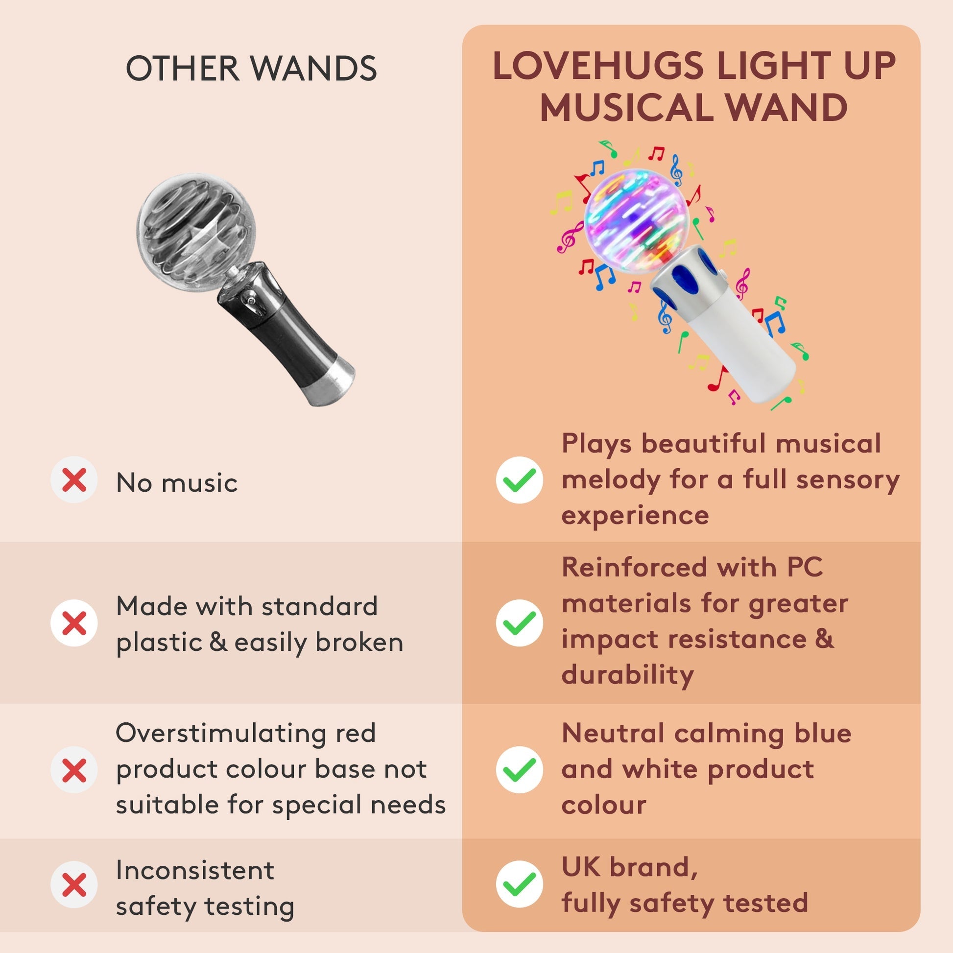 GlowWandz Light Up Wand Sensory Toy 1