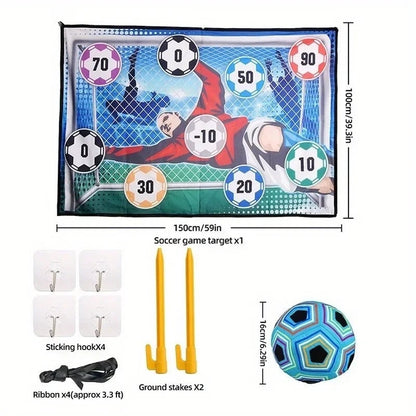GoalWall Indoor Football Goal Target Wall 2