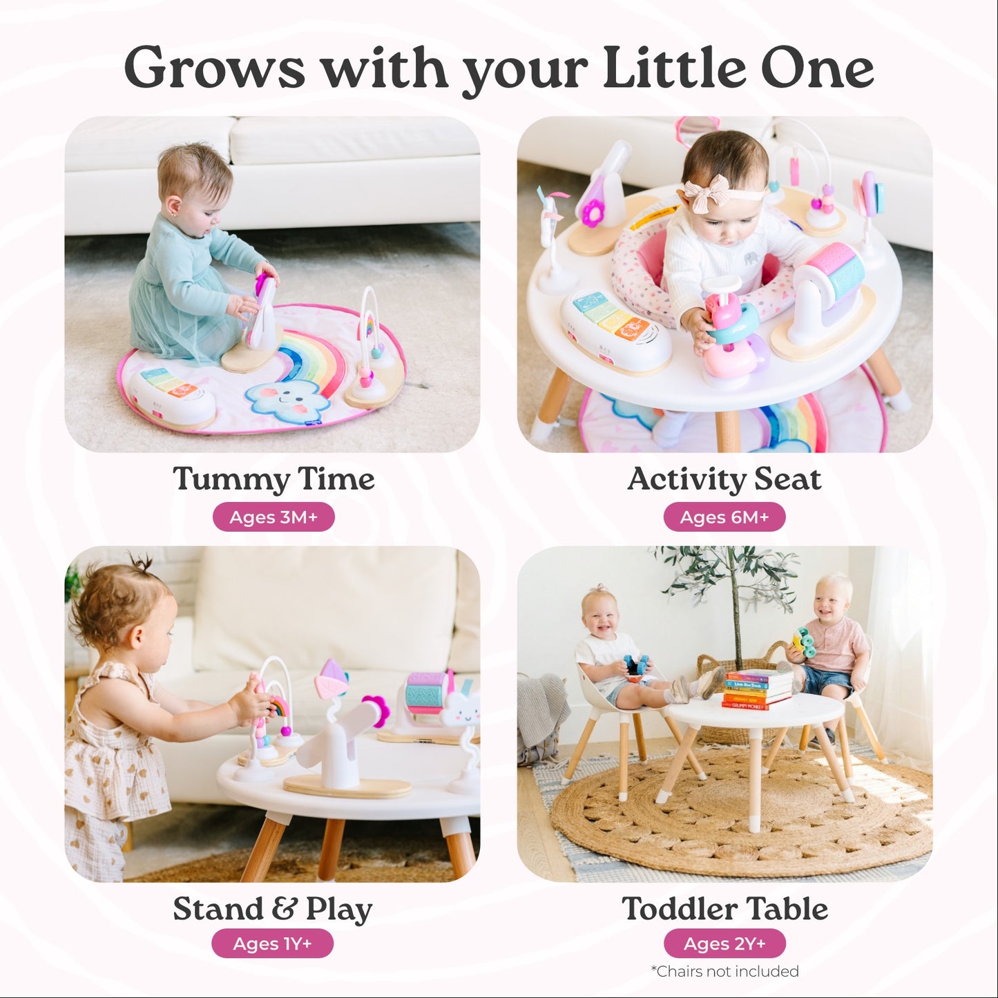 GrowNook Baby Activity Center Tummy Time 7