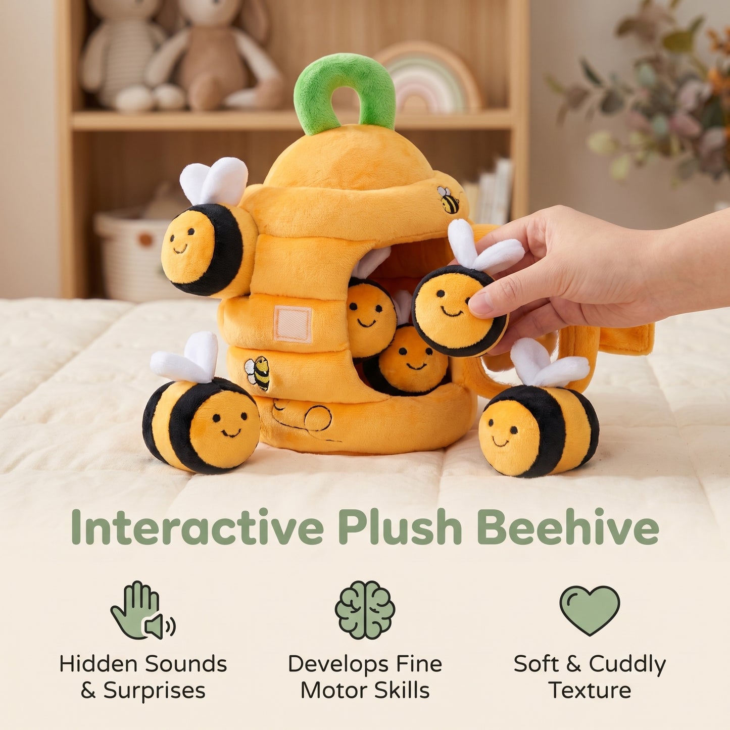 HiveSortz Bee Hive Sorting Toy Toddlers 2