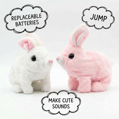 HopPlush Jumping Bunny Toy for Toddlers 1
