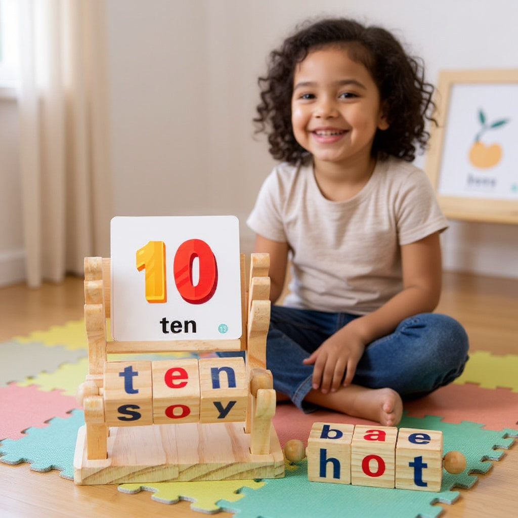 LetterBlox | ABC Wooden Blocks Spelling Cards