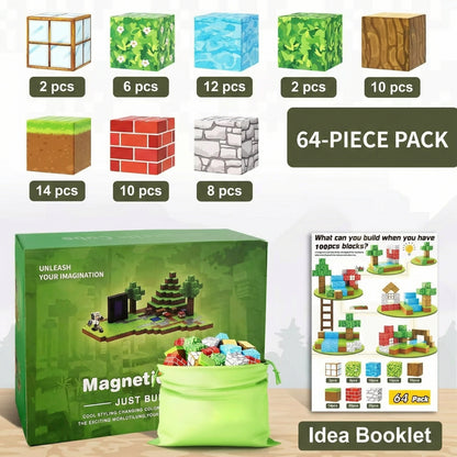 MagnaStack Magnetic Building Cubes Kids STEM 1